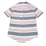 Tommy Hilfiger Men's Regular Fit Short Sleeve Striped Shirt In Multicoloured - Image 4