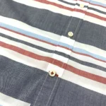 Tommy Hilfiger Men's Regular Fit Short Sleeve Striped Shirt In Multicoloured - Image 3