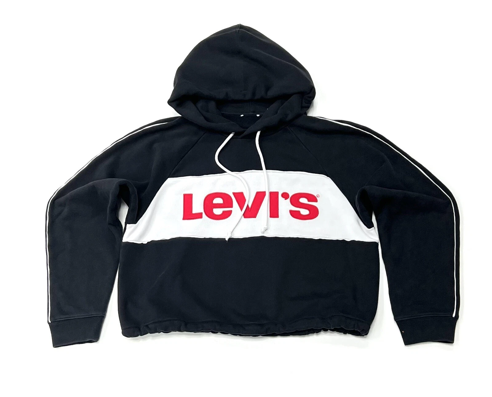 s-l1600 - 2026-07-09T200920.725 Levi’s Women's Cropped Hoodie | Mineral Black Size XS - Image 1