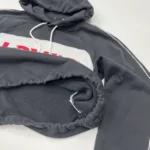 Levi’s Women's Cropped Hoodie | Mineral Black Size XS - Image 7
