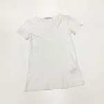 Calvin Klein Jeans Women's Logo V Neck T-Shirt In White - Image 3