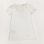 Calvin Klein Jeans Women's Logo V Neck T-Shirt In White - Image 7