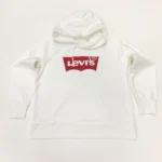 Levi’s Women's Relaxed Fit Batwing Graphic Sport Hoodie In White In Size S