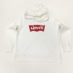 Levi’s Women's Relaxed Fit Batwing Graphic Sport Hoodie In White In Size S - Image 2