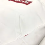 Levi’s Women's Relaxed Fit Batwing Graphic Sport Hoodie In White In Size S - Image 7