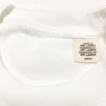 Levi’s Women's Relaxed Fit Graphic Raw Cut Hem Sweatshirt In White - Image 9