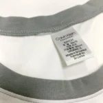Calvin Klein Women's Short Sleeve Lounge T-Shirt In White/Grey Size S - Image 14