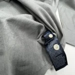 Tommy Hilfiger Men’s Classic Fit Chambray Shirt With Pocket In Grey Size L - Image 6