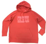Levi’s Women's Relaxed Fit Graphic Sport Hoodie In Washed Red