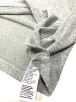 Calvin Klein Women's Long Sleeve Lounge V Neck T-Shirt In Grey Size S - Image 6