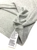 Calvin Klein Women's Long Sleeve Lounge V Neck T-Shirt In Grey Size S - Image 5