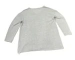 Calvin Klein Women's Long Sleeve Lounge V Neck T-Shirt In Grey Size S - Image 3