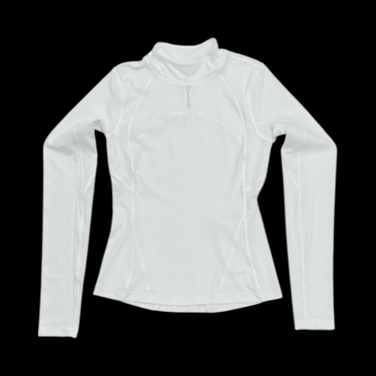 s-l1600 - 2026-07-10T204919.951 Lululemon Women’s Nulux Mock-Neck Long Sleeve Shirt In White Size US 4 UK 8 - Image 1