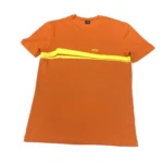 Hugo Boss Men's Regular Fit Round Neck Short Sleeve Logo T-Shirt In Orange - Image 2