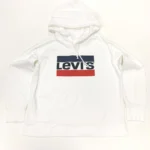 Levi’s Women's Relaxed Fit Graphic Sport Hoodie In White