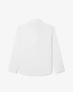 Lacoste Kids Oxford Breast Pocket Shirt In White Size 12A | CJ5296-00 - Image 2