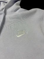 Nike Club Hoodie Grey Pullover BV2654 Size L - Image 2