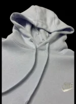 Nike Club Hoodie Grey Pullover BV2654 Size L - Image 3