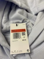 Nike Club Hoodie Grey Pullover BV2654 Size L - Image 8