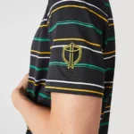 Lacoste Men's Presidents Cup SPORT Striped Ultra-Dry Jersey Polo Black/Multi - Image 5