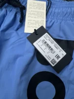 Boss Men's Vertical-Logo-Print Swim Shorts In Quick-Dry Poplin In Blue - Image 7