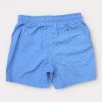 Boss Men's Vertical-Logo-Print Swim Shorts In Quick-Dry Poplin In Blue - Image 9