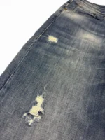 Hugo Boss Orange 90-P Movimento Knit Denim Jeans Blue Distressed Mens W31 L34 - Image 9