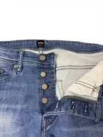 Hugo Boss Orange 90-P Movimento Knit Denim Jeans Blue Distressed Mens W31 L34 - Image 10