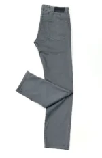 Hugo Boss Men's Slim Fit Jeans In Lightweight Satin Stretch Denim In Dark Grey