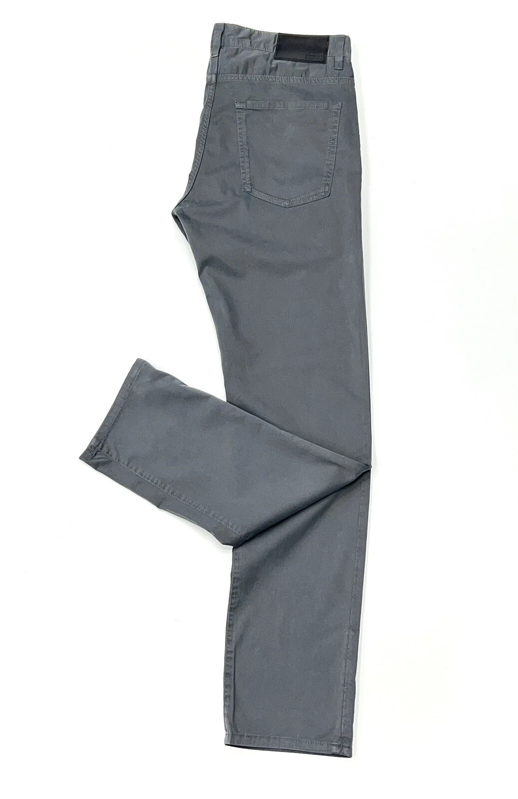 s-l1600 - 2026-07-13T200647.176 Hugo Boss Men's Slim Fit Jeans In Lightweight Satin Stretch Denim In Dark Grey - Image 1