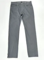 Hugo Boss Men's Slim Fit Jeans In Lightweight Satin Stretch Denim In Dark Grey - Image 5