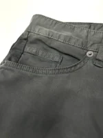 Hugo Boss Men's Slim Fit Jeans In Lightweight Satin Stretch Denim In Dark Grey - Image 8