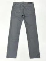 Hugo Boss Men's Slim Fit Jeans In Lightweight Satin Stretch Denim In Dark Grey - Image 13