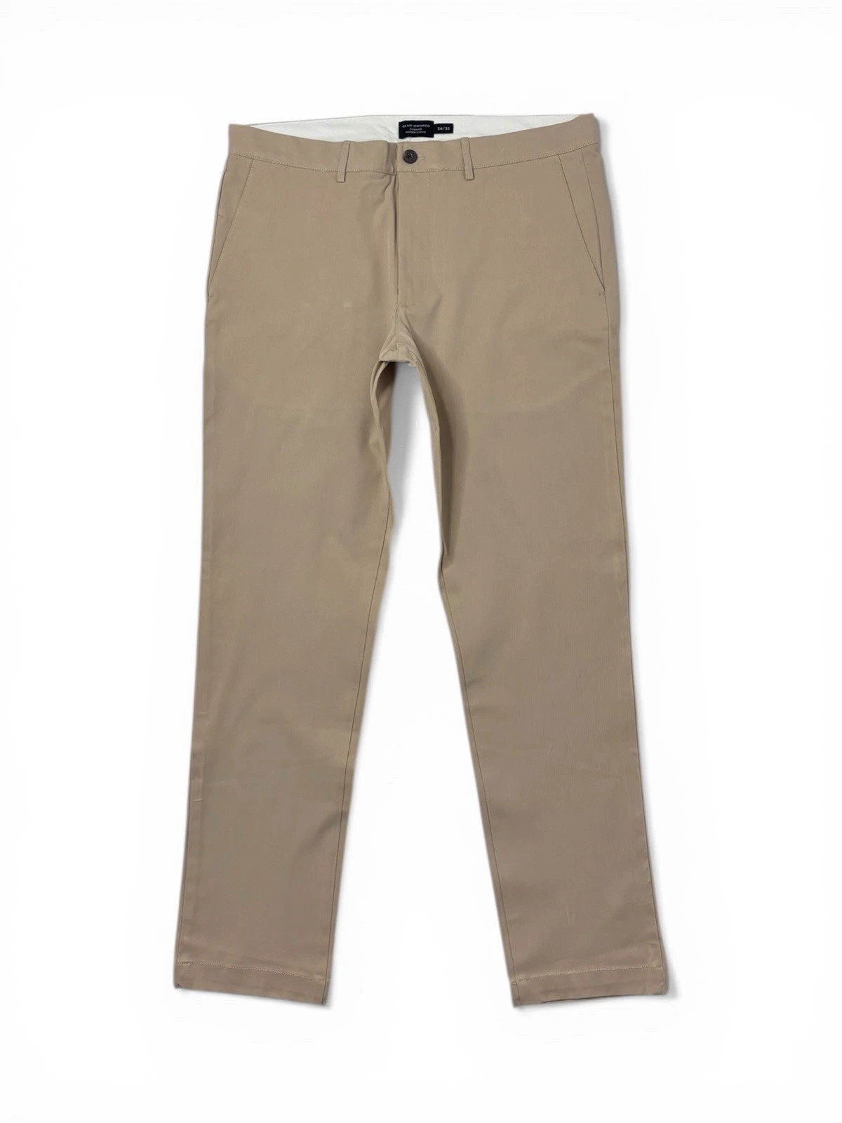 s-l1600 - 2026-07-14T192942.945 Club Monaco Connor Chino Trousers Beige 34x32 Slim Fit Stretch Mens Smart Casual - Image 1
