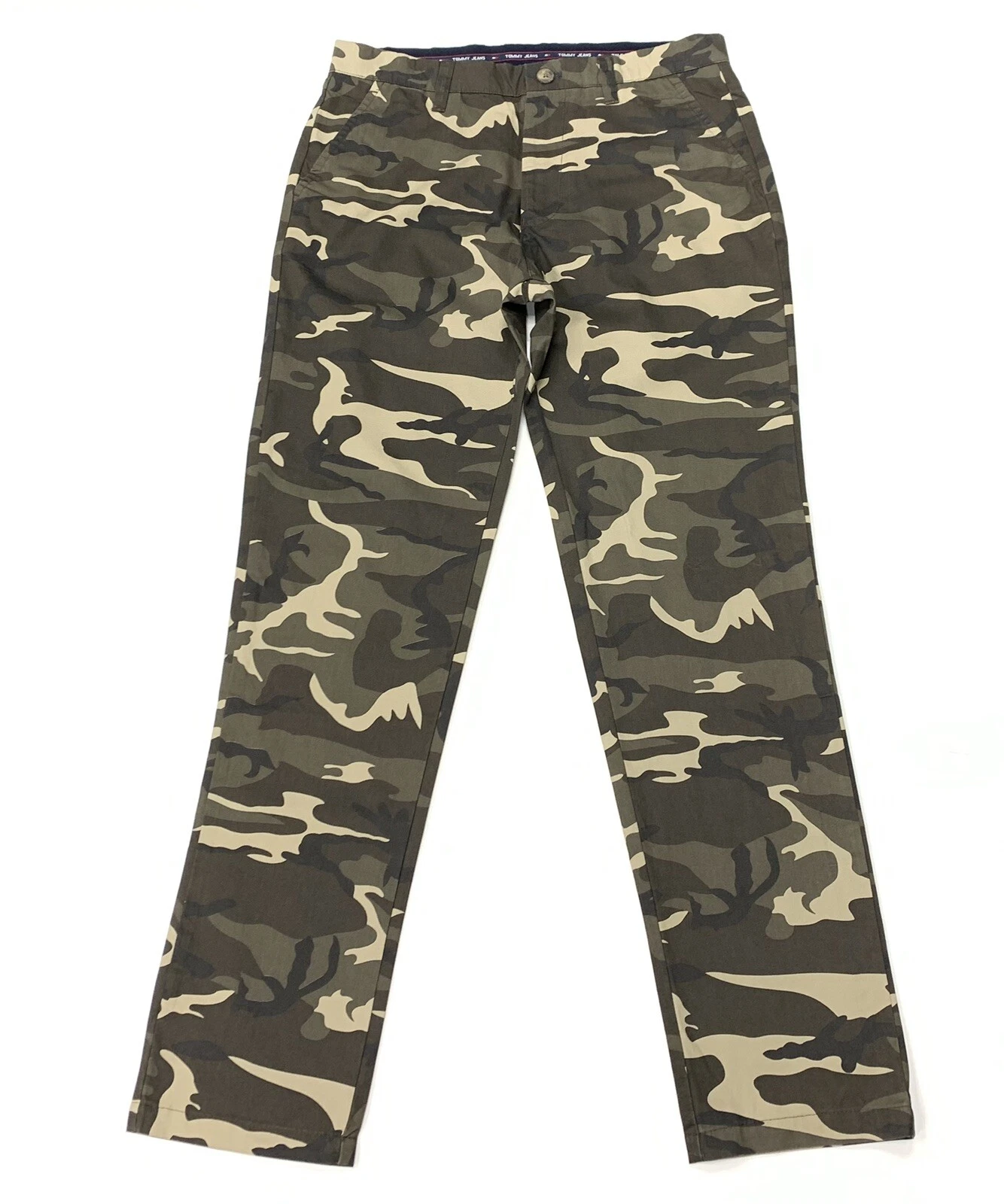 s-l1600 - 2026-07-14T201627.362 Tommy Hilfiger Men's Custom Slim Fit Lightweight Brown Camouflage Pant/Bottoms - Image 1