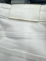 Tommy Hilfiger Women's Straight Rome High Waist Short Skirt In White EU W34 - Image 8
