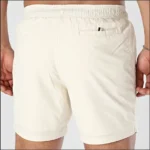 BOSS Men’s Quick-Dry Swim Shorts – Light Beige Poplin - Image 5