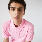 Lacoste Men's Original L.12.12 Petit Piqué Cotton Polo In Rose Pink - Image 5