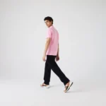 Lacoste Men's Original L.12.12 Petit Piqué Cotton Polo In Rose Pink - Image 7