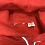 Levi’s Women's Sport Hoodie Raw Cut Colour Block in Red/Navy/White Size M - Image 6