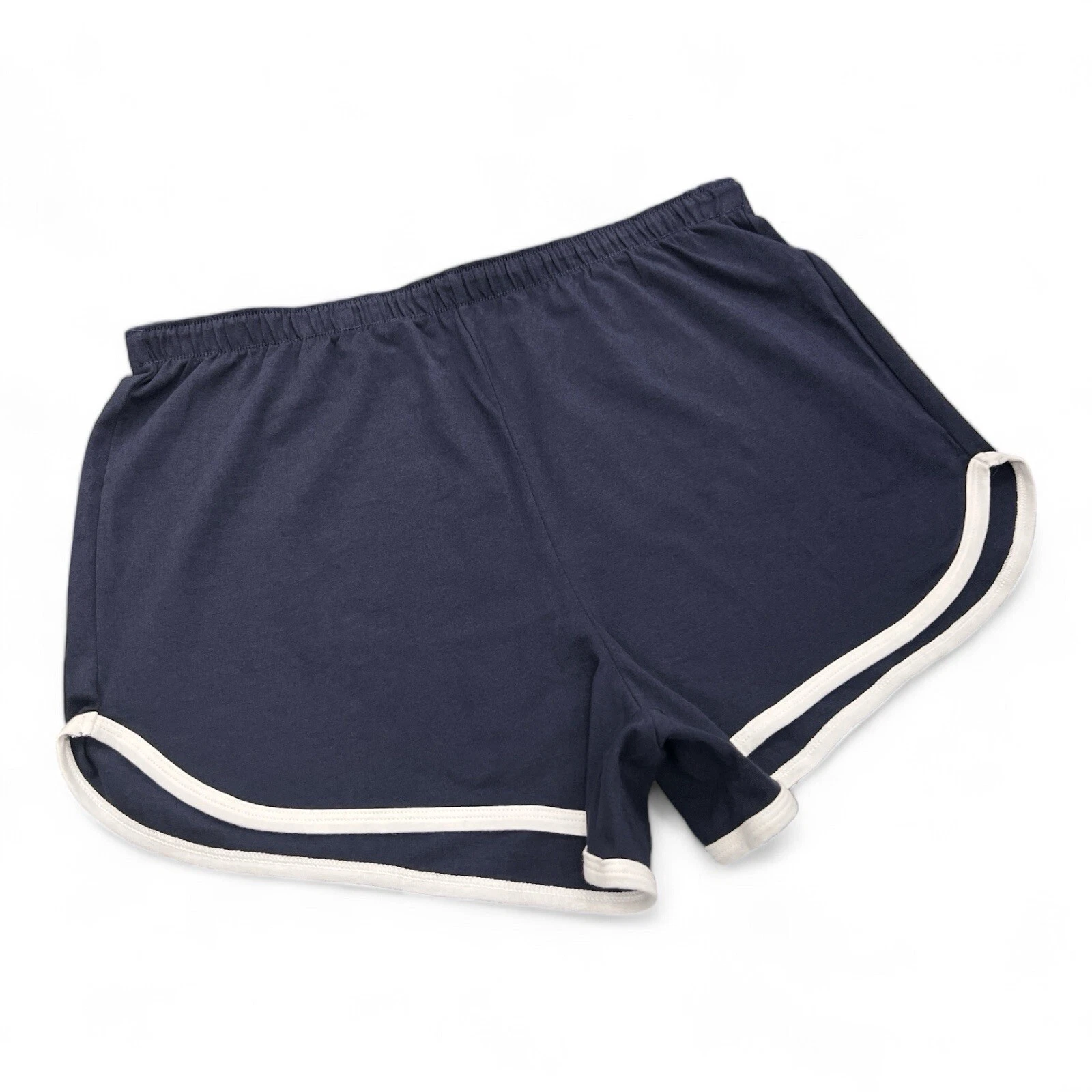 s-l1600 (3) Calvin Klein Women's Modern Cotton Sleep Shorts In Navy Blue/White - Image 1