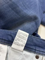 Hugo Boss Men’s Distressed Stretch Jeans Blue Knit Denim W38 L34 Slim Straight - Image 8