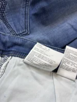 Hugo Boss Men’s Distressed Stretch Jeans Blue Knit Denim W38 L34 Slim Straight - Image 10
