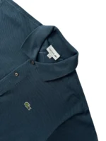 Lacoste Men's Classic Fit L.12.12 Petit Piqué Cotton Polo Size L in Dark Teal - Image 3