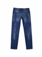 Hugo Boss Men’s Distressed Stretch Jeans Blue Knit Denim W38 L34 Slim Straight - Image 12