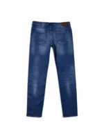 Hugo Boss Men’s Distressed Stretch Jeans Blue Knit Denim W38 L34 Slim Straight - Image 13