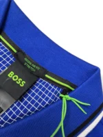 Hugo Boss Polo Shirt Blue Regular Fit Men’s Short Sleeve - Image 3