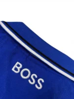 Hugo Boss Polo Shirt Blue Regular Fit Men’s Short Sleeve - Image 6