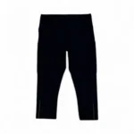Lululemon Fast and Free Reflective HR Crop 19" Size US 8 / UK 12 in Black
