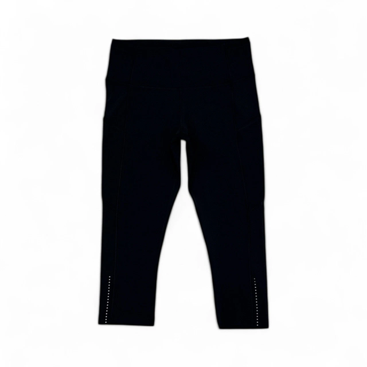 s-l1600 (51) Lululemon Fast and Free Reflective HR Crop 19" Size US 8 / UK 12 in Black - Image 1